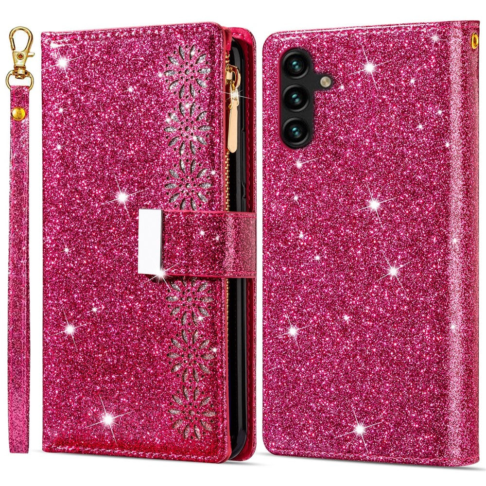 For Samsung Galaxy A26 5G Case Starry Sky Carving Leather Wallet Phone Cover