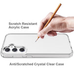 Til Samsung Galaxy A56 5G Gennemsigtig telefoncover TPU+Akryl Stødsikker bagside