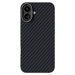 ABEEL For iPhone 16 Case Compatible with MagSafe Carbon Fiber Texture Back Cover