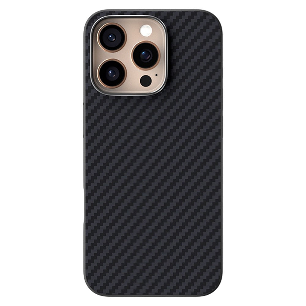 ABEEL For iPhone 16 Pro Max Case Compatible with MagSafe Carbon Fiber Texture Back Cover