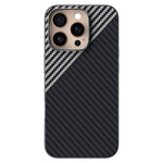 ABEEL For iPhone 16 Pro Max Case Compatible with MagSafe Carbon Fiber Texture Back Cover