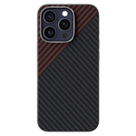 ABEEL For iPhone 15 Pro Max Case Compatible with MagSafe Carbon Fiber Texture Back Cover