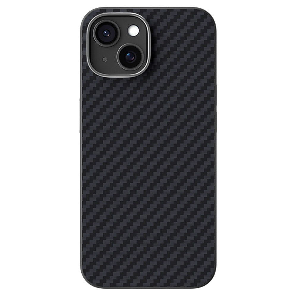 ABEEL For iPhone 14 Case Compatible with MagSafe Wide Carbon Fiber Texture Back Cover