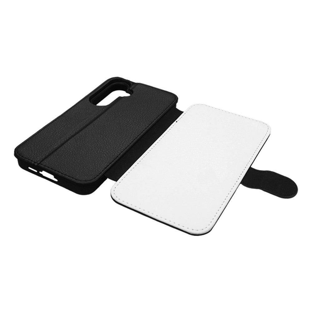 Til Samsung Galaxy S25+ Cover PU Læder Sublimation Blank Smartphone Cover med Kortlomme