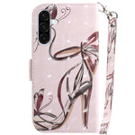 For Samsung Galaxy A18 5G / A17 5G / A17 4G / A26 5G Case Pattern Printing Leather Wallet Phone Cover with Wrist Strap