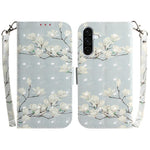 For Samsung Galaxy A18 5G / A17 5G / A17 4G / A26 5G Case Pattern Printing Leather Wallet Phone Cover with Wrist Strap
