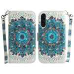 For Samsung Galaxy A18 5G / A17 5G / A17 4G / A26 5G Case Pattern Printing Leather Wallet Phone Cover with Wrist Strap