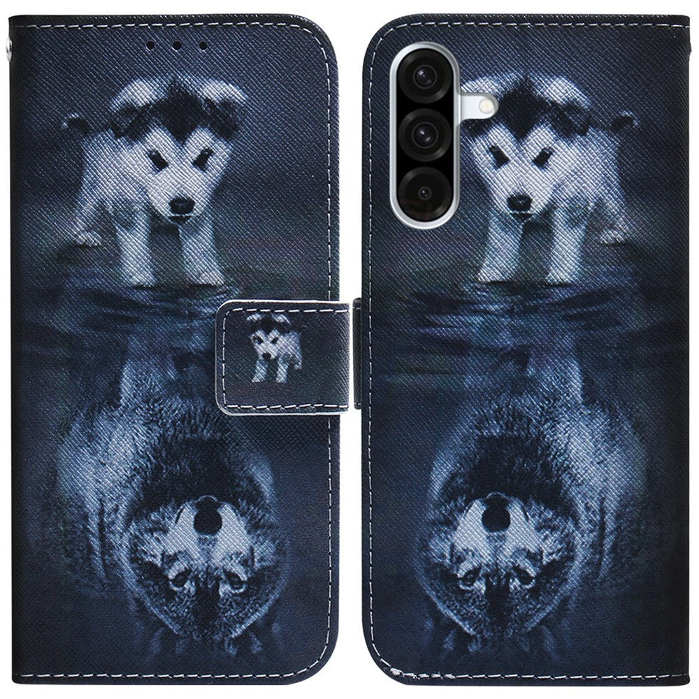 Samsung Galaxy A18 4G / A18 5G / A17 4G / A17 5G / A26 5G Plånboksfodral Mönstertryck Läderfodral