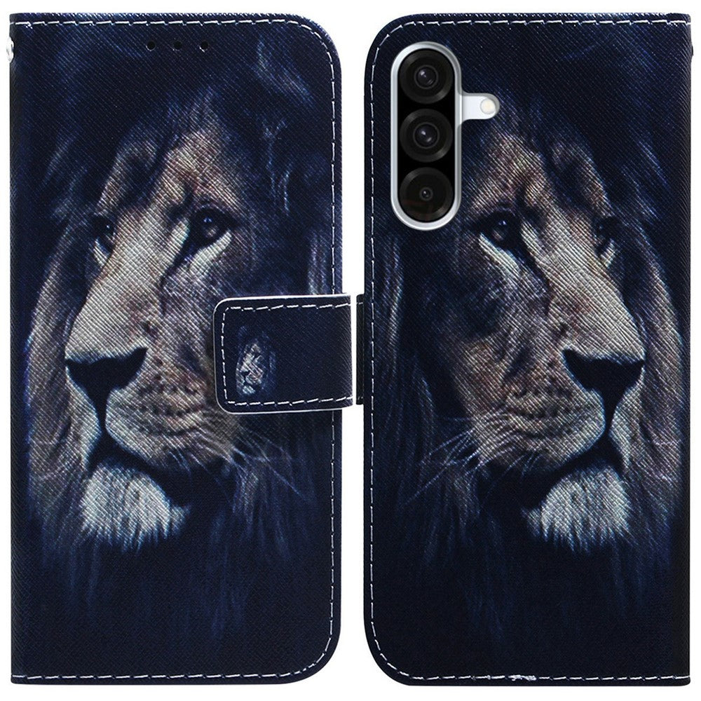 Samsung Galaxy A18 4G / A18 5G / A17 4G / A17 5G / A26 5G Plånboksfodral Mönstertryck Läderfodral