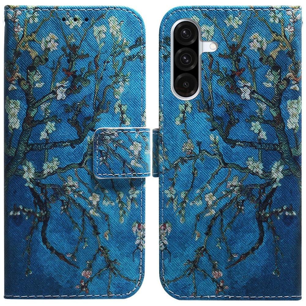 Samsung Galaxy A18 4G / A18 5G / A17 4G / A17 5G / A26 5G Plånboksfodral Mönstertryck Läderfodral