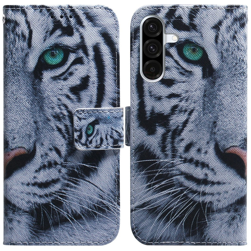 Samsung Galaxy A18 4G / A18 5G / A17 4G / A17 5G / A26 5G Plånboksfodral Mönstertryck Läderfodral