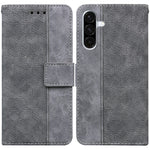 Samsung Galaxy A18 4G / A18 5G / A17 4G / A17 5G / A26 5G-skal, geometriskt mönster, läderplånbok, mobilskal med handledsrem