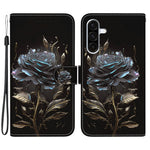 Samsung Galaxy A18 4G / A18 5G / A17 4G / A17 5G / A26 5G Plånboksfodral Läder med fallskydd, fällbart mönster