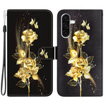 Samsung Galaxy A18 4G / A18 5G / A17 4G / A17 5G / A26 5G Plånboksfodral Läder med fallskydd, fällbart mönster