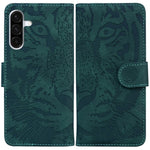 Til Samsung Galaxy A56 5G / A36 5G etui med tigerpræget læder pungtelefoncover