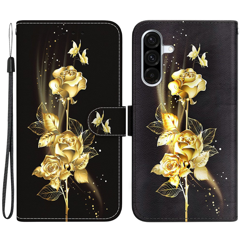 For Samsung Galaxy A56 5G / A36 5G Wallet Phone Case Anti-Drop Leather Flip Cover Pattern Printing