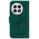 For OnePlus 13 Case PU Leather Wallet Phone Cover Butterfly Flower Imprint