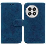 For OnePlus 13 Case PU Leather Wallet Phone Cover Butterfly Flower Imprint