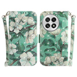 For OnePlus 13 Case Pattern Printing Leather Wallet Phone Cover with Wrist Strap