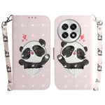 For OnePlus 13 Case Pattern Printing Leather Wallet Phone Cover with Wrist Strap