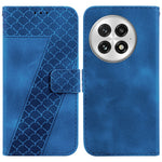 For OnePlus 13 Stand Case 7-Shaped Pattern Imprint Leather Phone Cover