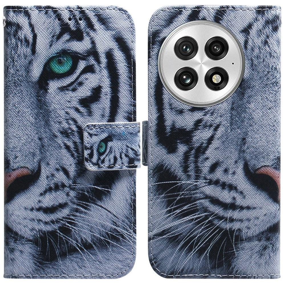 For OnePlus 13 Wallet Case Pattern Print Leather Phone Cover