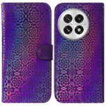 For OnePlus 13 Stand Case Dazzling Flower Leather Phone Cover