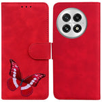 OnePlus 13 Stativfodral PU-lädermobilfodral med fjärilstryck