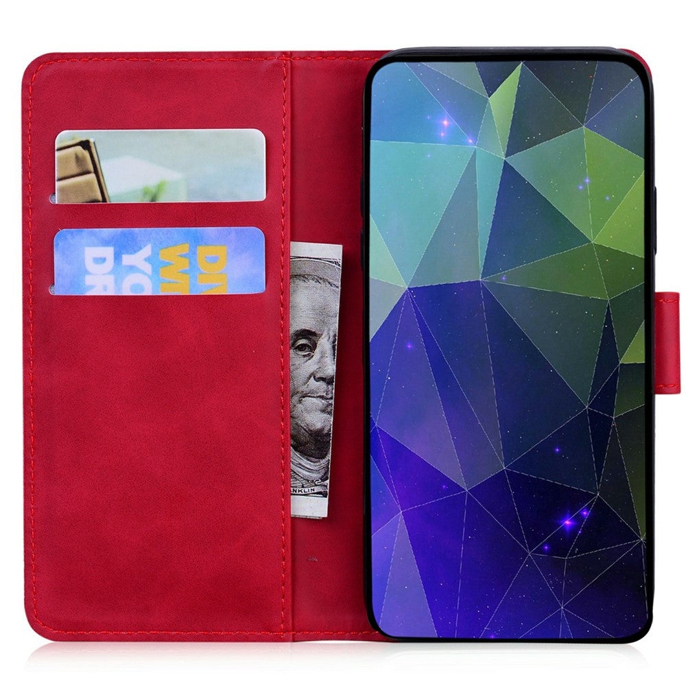 OnePlus 13 Stativfodral PU-lädermobilfodral med fjärilstryck