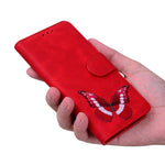 OnePlus 13 Stativfodral PU-lädermobilfodral med fjärilstryck