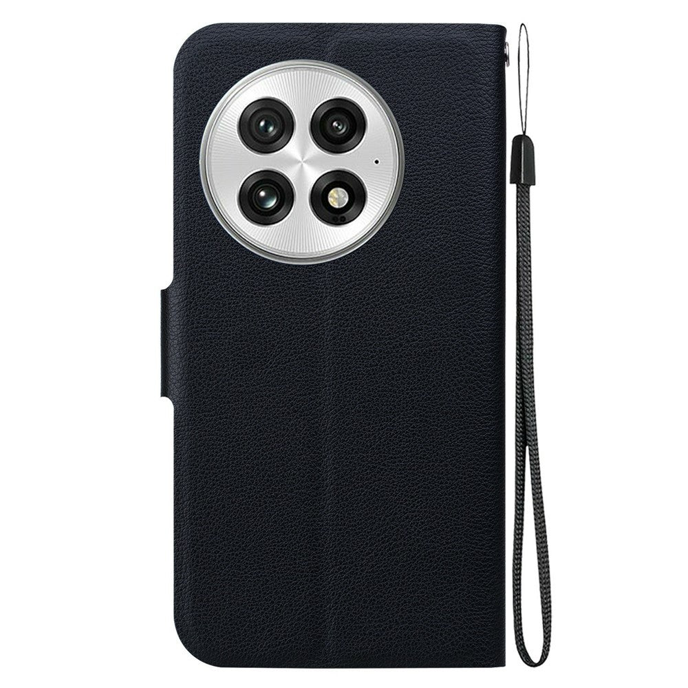 OnePlus 13-skal Ultratunt PU-läder + TPU-mobilskal med kortplats