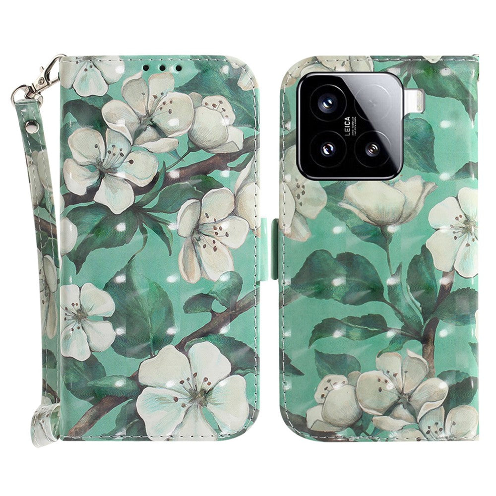 For Xiaomi 15 Case Pattern Printing Leather Wallet Phone Cover