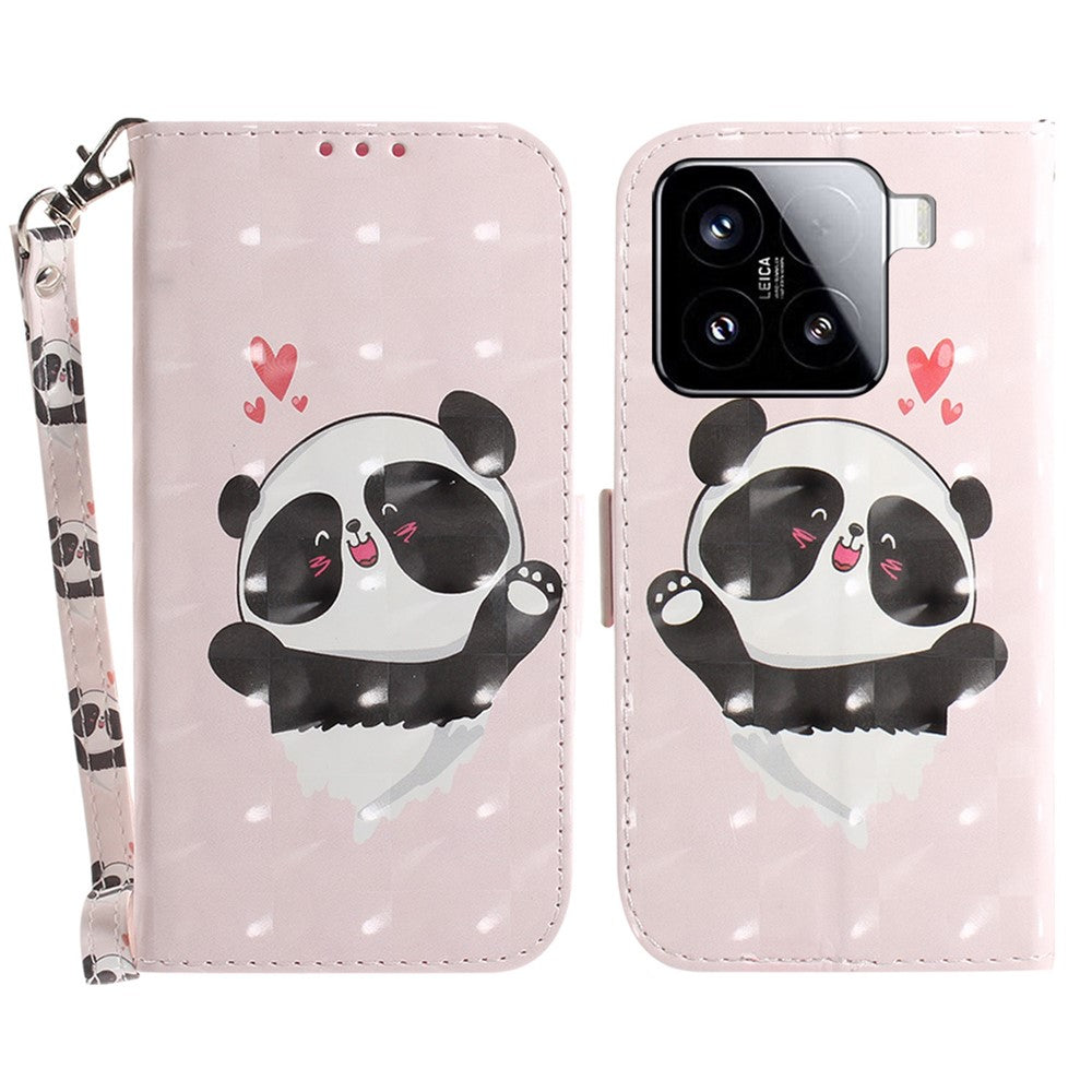 For Xiaomi 15 Case Pattern Printing Leather Wallet Phone Cover