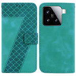 For Xiaomi 15 Stand Case 7-Shaped Pattern Imprint Leather Phone Cover