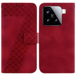 For Xiaomi 15 Stand Case 7-Shaped Pattern Imprint Leather Phone Cover
