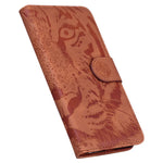 For Xiaomi 15 Case Tiger Imprint Leather Wallet Phone Cover