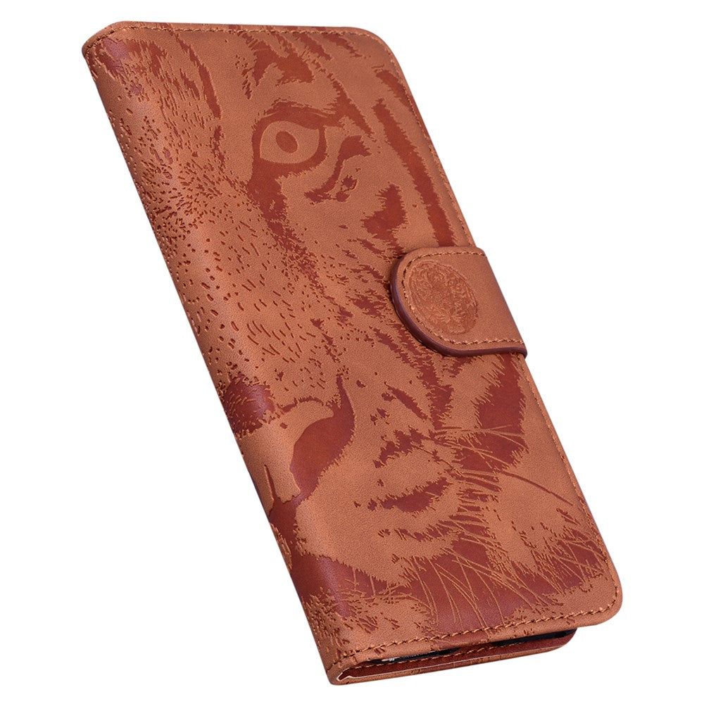 For Xiaomi 15 Case Tiger Imprint Leather Wallet Phone Cover