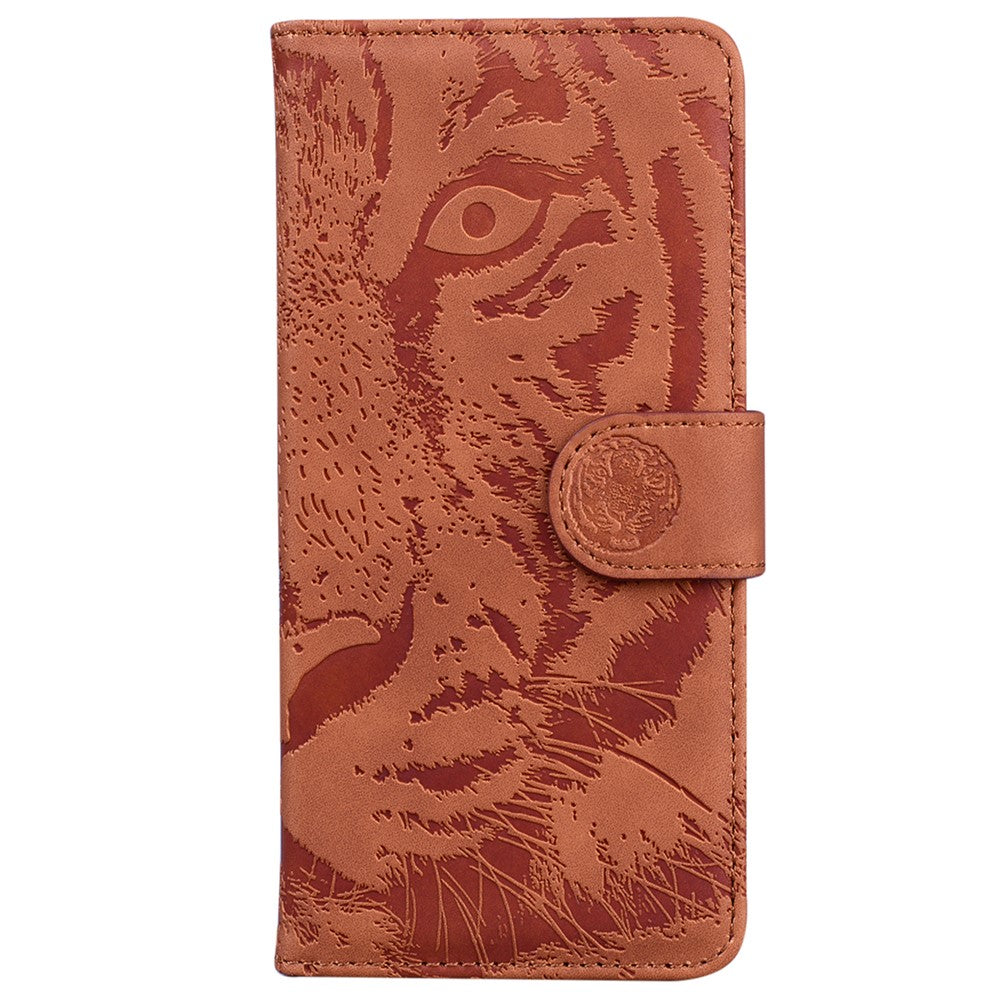 For Xiaomi 15 Case Tiger Imprint Leather Wallet Phone Cover