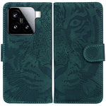 For Xiaomi 15 Case Tiger Imprint Leather Wallet Phone Cover