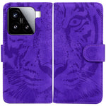 For Xiaomi 15 Case Tiger Imprint Leather Wallet Phone Cover