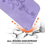 For Xiaomi 15 Case Lily Flower Imprint Leather Phone Cover with Stand