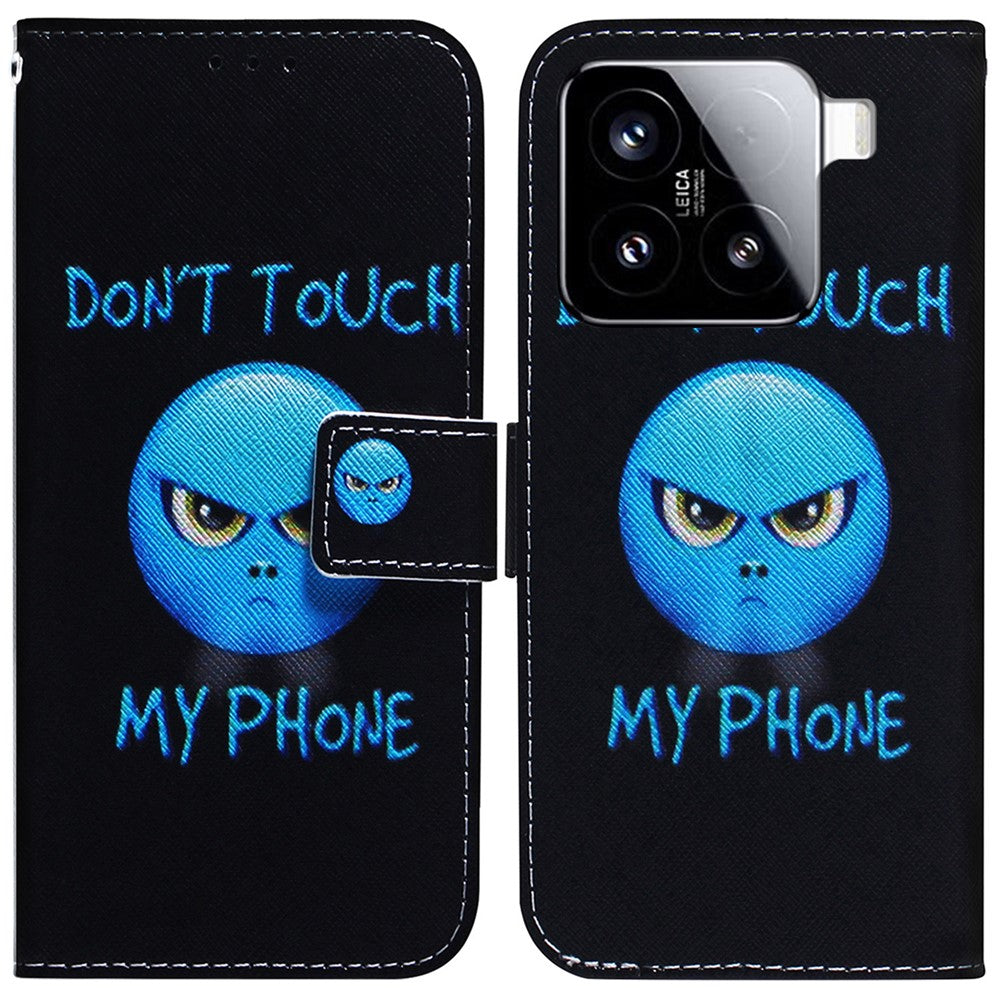 For Xiaomi 15 Wallet Case Pattern Print Leather Phone Cover