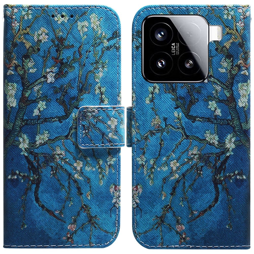 For Xiaomi 15 Wallet Case Pattern Print Leather Phone Cover