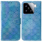 Xiaomi 15 stativfodral Dazzling Flower lädermobilfodral
