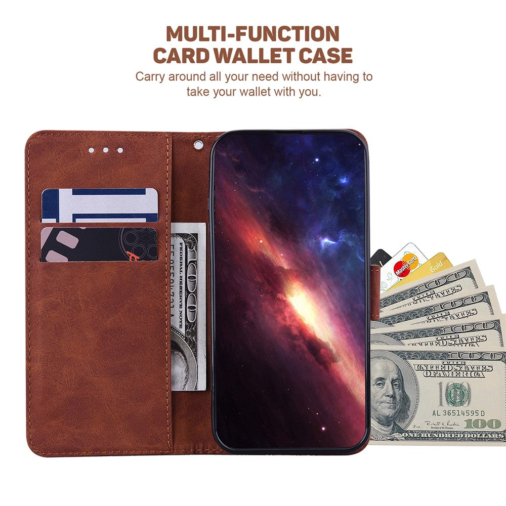 For Xiaomi 15 Case Geometry Pattern Leather Wallet Phone Cover with Wrist Strap