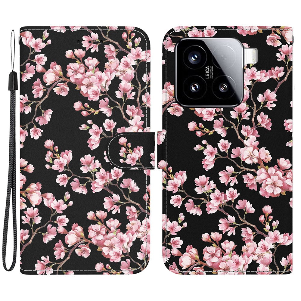 For Xiaomi 15 Wallet Phone Case Anti-Drop Leather Flip Cover Pattern Printing