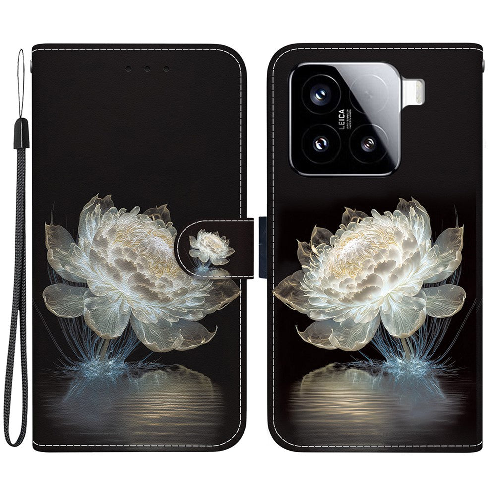 For Xiaomi 15 Wallet Phone Case Anti-Drop Leather Flip Cover Pattern Printing