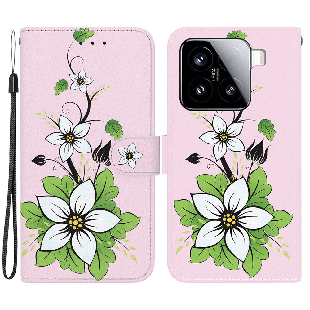 For Xiaomi 15 Wallet Phone Case Anti-Drop Leather Flip Cover Pattern Printing
