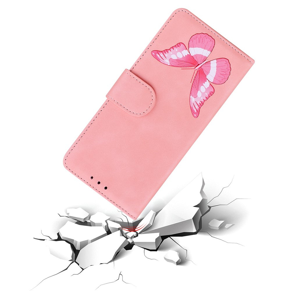 For Xiaomi 15 Stand Case PU Leather Phone Cover Butterfly Printed