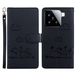 For Xiaomi 15 Case RFID Blocking Kitten Pattern TPU+PU Leather Phone Cover